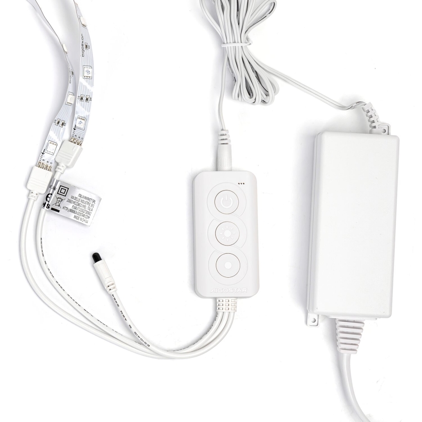 Aigostar - LED RGBW Stmívatelný pásek LED/48W/12V 2x7,5 m Wi-Fi