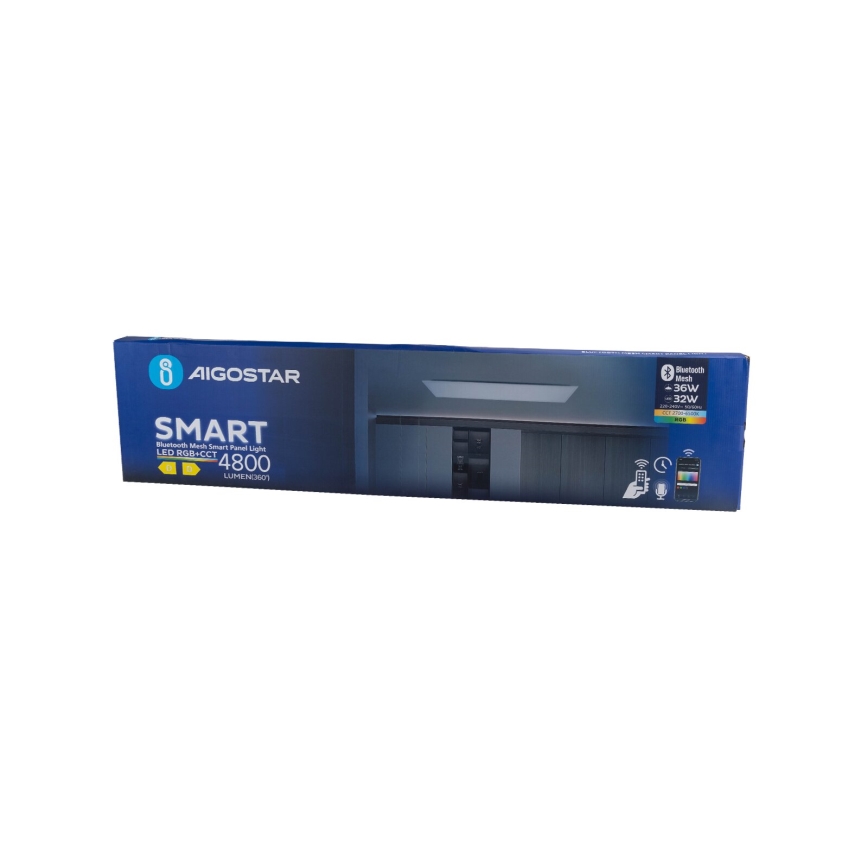 Aigostar - LED RGBW Stmívatelný podhledový panel MESH LED/36W/230V 2700-6500K 120x30 cm