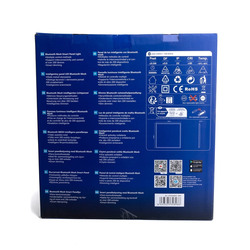 Aigostar - LED RGBW Stmívatelný podhledový panel MESH LED/36W/230V 60x60 cm