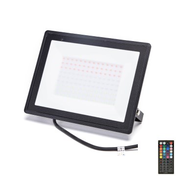 Aigostar - LED RGBW Stmívatelný reflektor LED/100W/230V IP65 + dálkové ovládání