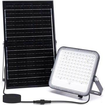 Aigostar - LED RGBW Stmívatelný solární reflektor LED/150W/3,4V IP66 + dálkové ovládání
