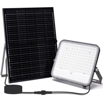 Aigostar - LED RGBW Stmívatelný solární reflektor LED/200W/3,4V IP66 + dálkové ovládání
