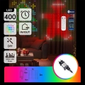 Aigostar - LED RGBY Dekorační řetěz 400xLED 2x2m IP44 + dálkové ovládání