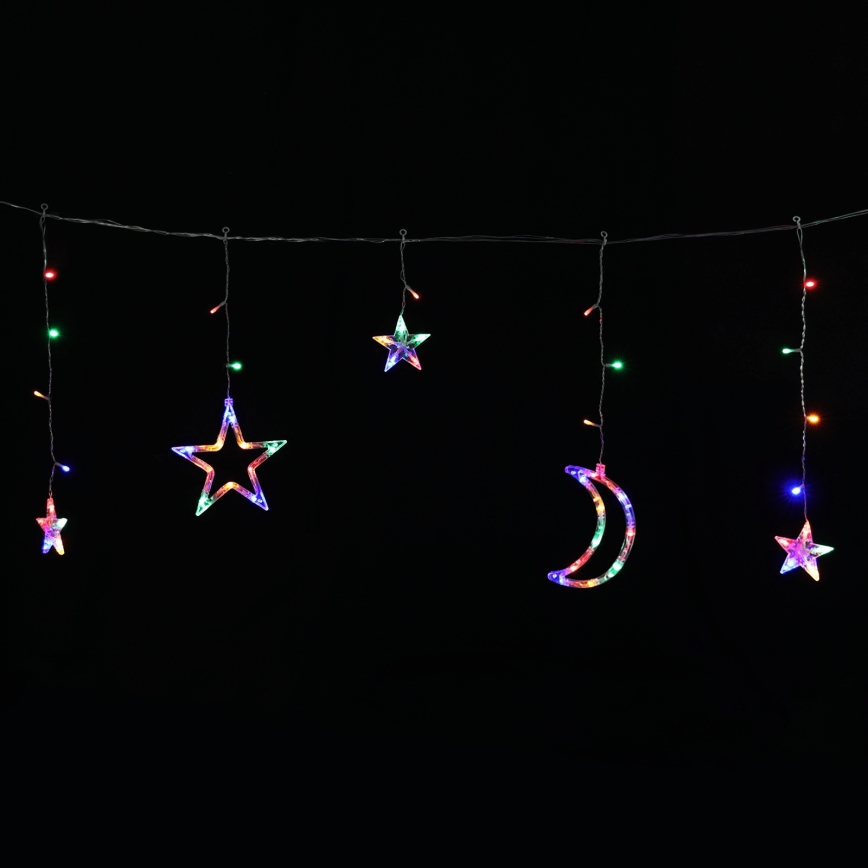 Aigostar - LED Solární  řetěz 120xLED/8 funkcí 3x0,6 m 500 mAh IP65 multicolor