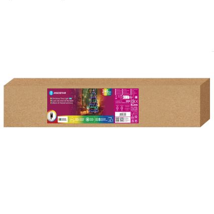 Aigostar - LED Venkovní vánoční stromek 245xLED/8 funkcí 2,1 m IP44 multicolor