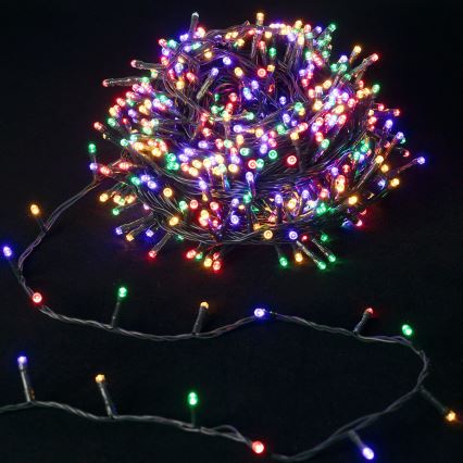 Aigostar - LED RGBY Venkovní vánoční řetěz 600xLED/8 funkcí 30 m IP44