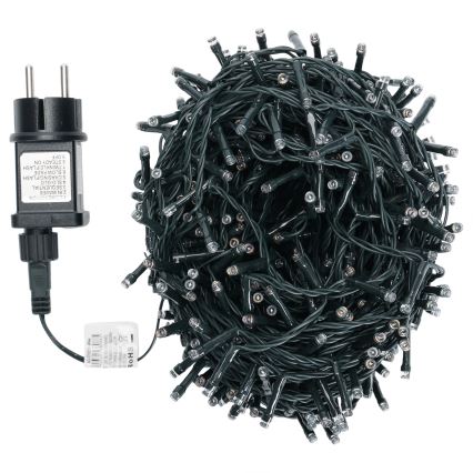 Aigostar - LED RGBY Venkovní vánoční řetěz 600xLED/8 funkcí 30 m IP44