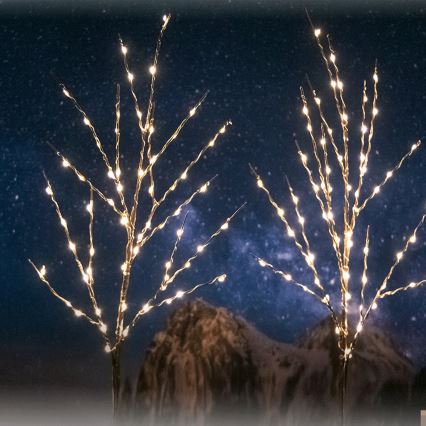 Aigostar - LED Solární dekorace 140xLED/3m IP65 teplá bílá réva