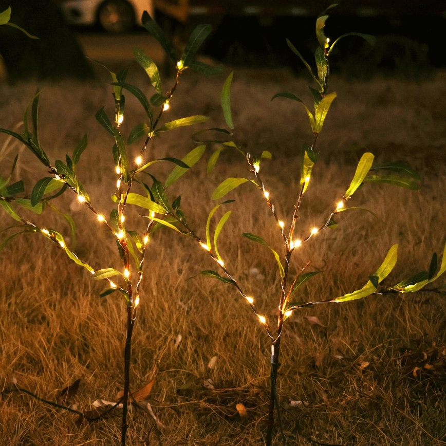 Aigostar - LED Solární dekorace 60xLED/3,5m IP65 teplá bílá olive