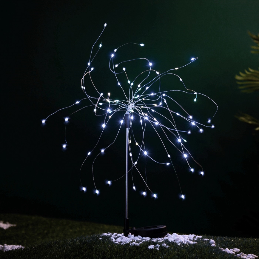 Aigostar - LED Solární dekorační lampa LED/0,03W/1,2V 88,5cm 6500K IP44