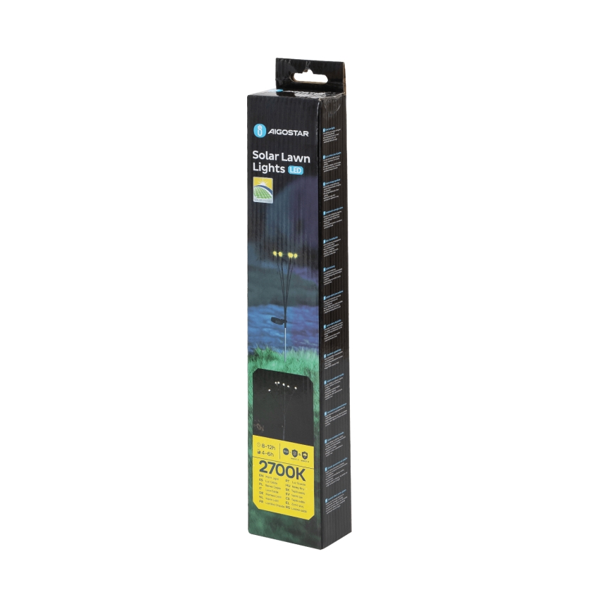 Aigostar - LED Solární dekorační lampa LED/0,04W/1,2V 68,5cm 300 mAh 2700K IP44