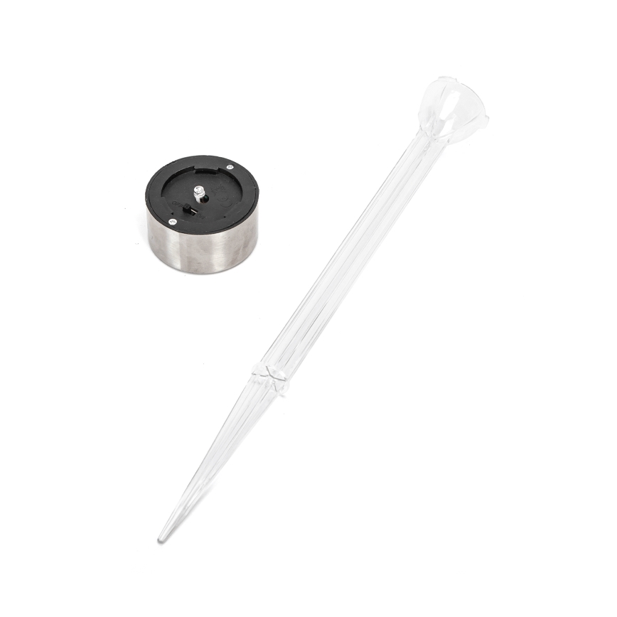 Aigostar - LED Solární lampa LED/0,006W/1,2V 32cm matný chrom 200 mAh 2700K IP44