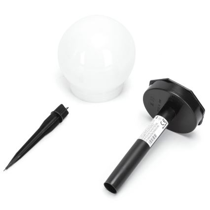 Aigostar - LED Solární lampa LED/0,006W/1,2V 33cm 40 mAh černá 6500K IP44