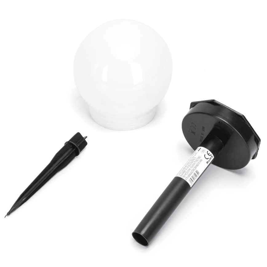Aigostar - LED Solární lampa LED/0,006W/1,2V 33cm 40 mAh černá 6500K IP44