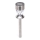 Aigostar - LED Solární lampa LED/0,006W/1,2V 35,5cm matný chrom 100 mAh 3000K IP44