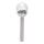 Aigostar - LED Solární lampa LED/0,006W/1,2V 37,8cm matný chrom 2700K IP44