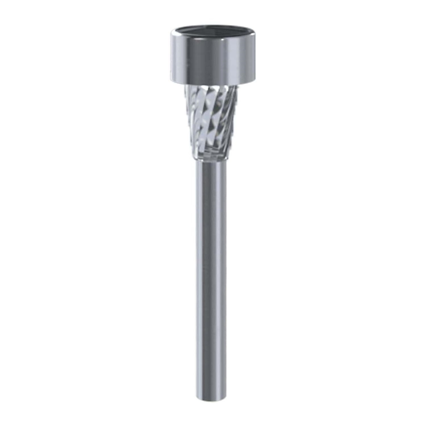 Aigostar - LED Solární lampa LED/0,006W/1,2V 40 mAh 29,5 cm matný chrom 6500K IP44