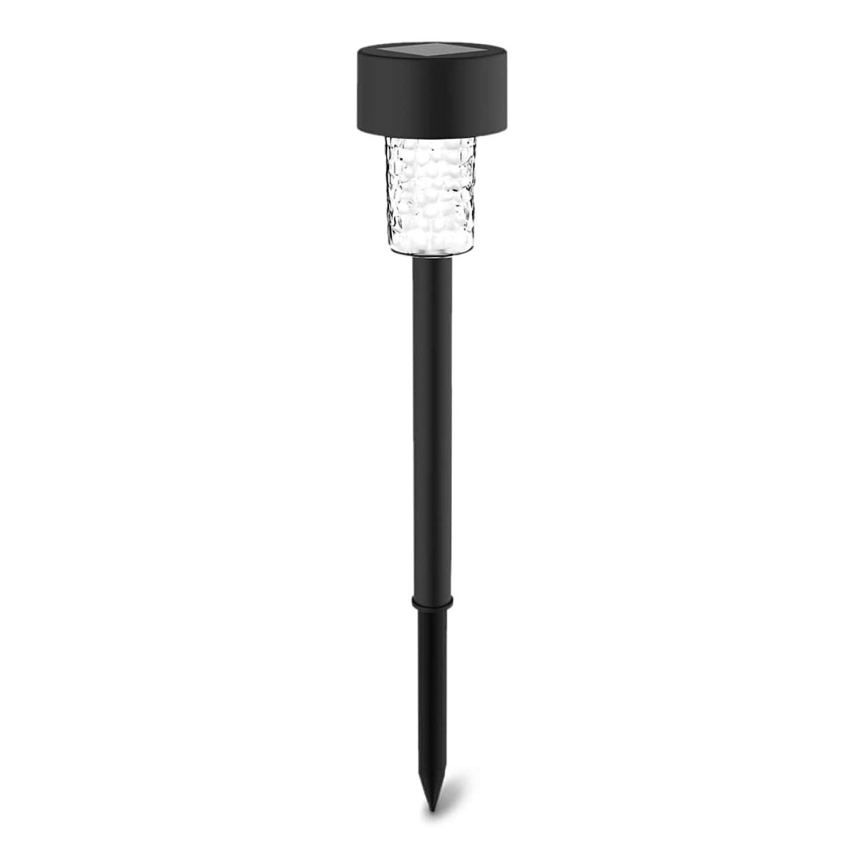 Aigostar - LED Solární lampa LED/0,06W/2V 32,7 cm 6500K IP44 600 mAh černá