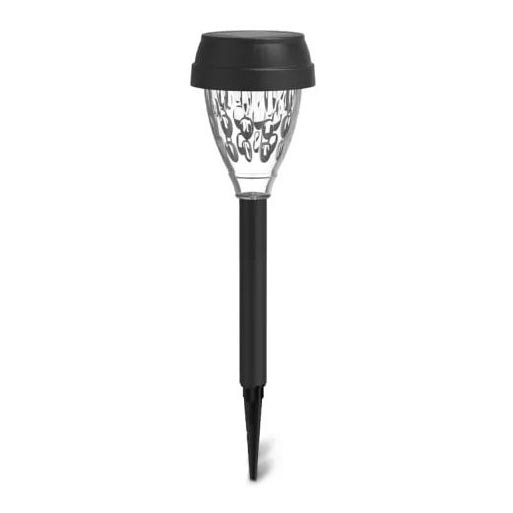Aigostar - LED Solární lampa LED/0,06W/2V 33,5 cm 6500K IP44 100 mAh černá