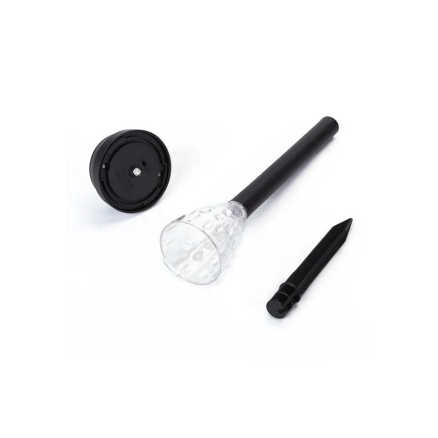Aigostar - LED Solární lampa LED/0,06W/2V 33,5 cm 6500K IP44 100 mAh černá