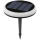Aigostar - LED Solární lampa LED/0,6W/2V pr. 16,5 cm 3200K/4000K/6500K IP65 černá