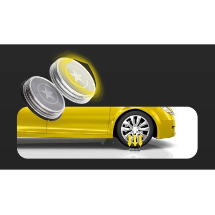 Aigostar - LED Solární lampa LED/0,6W/5,5V 24,5 cm 500 mAh 3200K IP66 černá