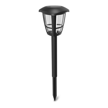 Aigostar - LED Solární lampa se senzorem LED/0,06W/2V 33,8 cm 3000K IP44