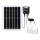 Aigostar - LED Solární lustr 2xLED/70W/12V 12000 mAh 6500K pr. 12 cm + dálkové ovládání