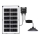Aigostar - LED Solární lustr LED/35W/12V 3000 mAh 6500K pr. 15 cm + dálkové ovládání