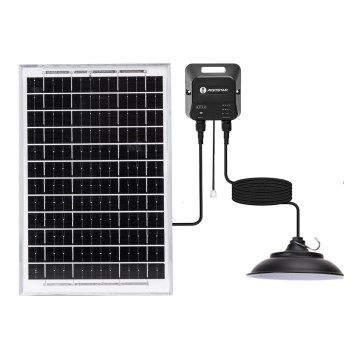 Aigostar - LED Solární lustr LED/70W/12V 6000 mAh 6500K IP65 pr. 23,5 cm + dálkové ovládání