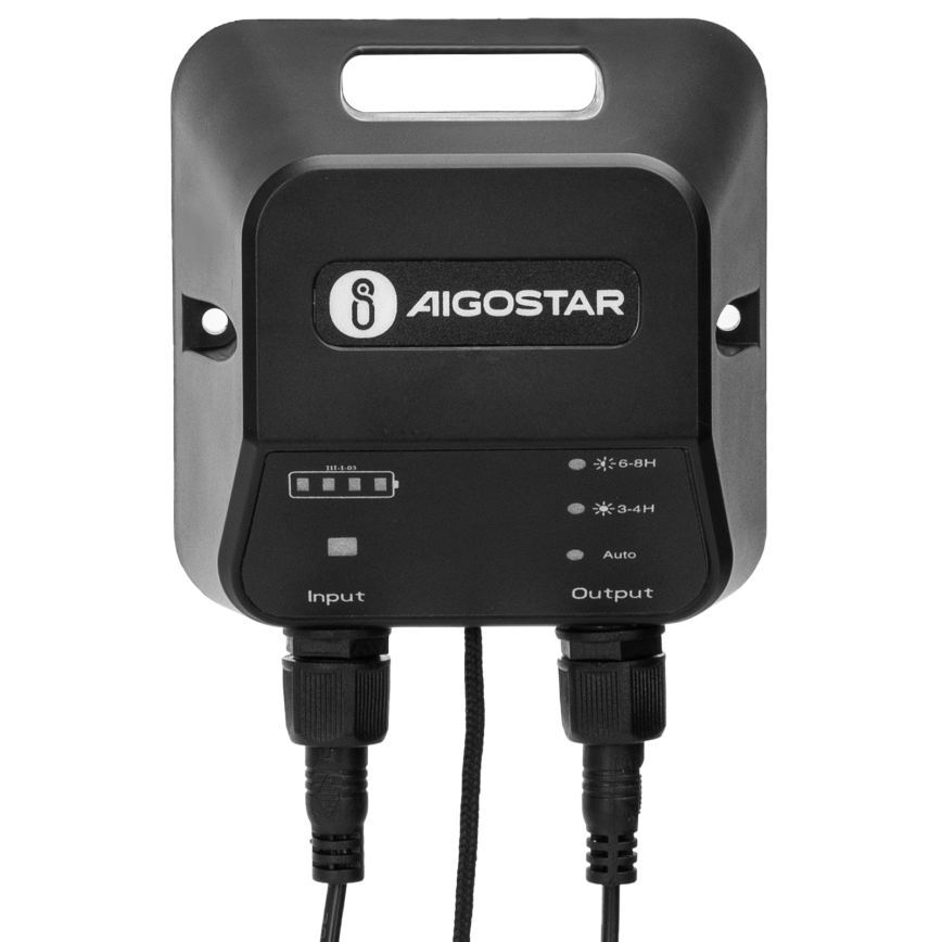 Aigostar - LED Solární lustr se senzorem 2xLED/35W/12V 6000 mAh 6500K pr. 15 cm + dálkové ovládání
