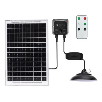Aigostar - LED Solární lustr se senzorem ED/70W/12V 6000 mAh 6500K pr. 23,5 cm + dálkové ovládání