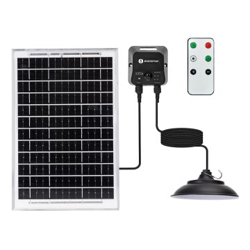Aigostar - LED Solární lustr se senzorem LED/70W/12V 6000 mAh 6500K pr. 23,5 cm + dálkové ovládání