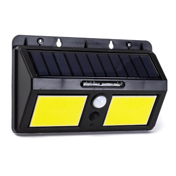 Aigostar - LED Solární nástěnné svítidlo se senzorem LED/20W/5,5V 2400 mAh 6500K IP65