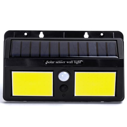 Aigostar - LED Solární nástěnné svítidlo se senzorem LED/20W/5,5V 2400 mAh 6500K IP65
