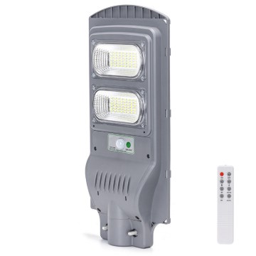 Aigostar - LED Solární pouliční lampa se senzorem LED/100W/3,2V 10000mAh IP65 6500K + dálkové ovládání