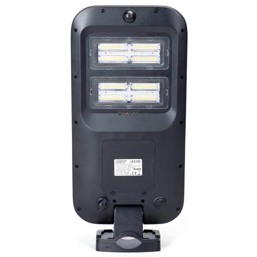 Aigostar - LED Solární pouliční lampa se senzorem LED/180W/4V 7500mAh IP65 + dálkové ovládání