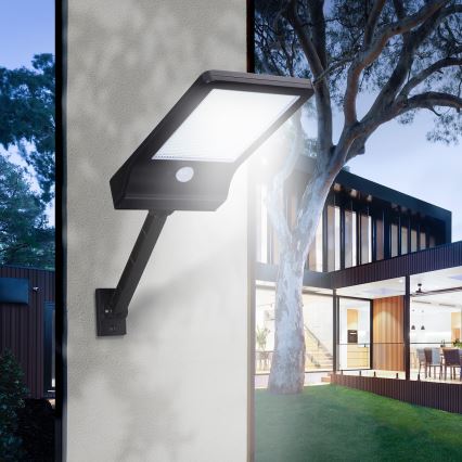 Aigostar - LED Solární pouliční lampa se senzorem LED/2,3W/5,5V 1800 mAh IP65