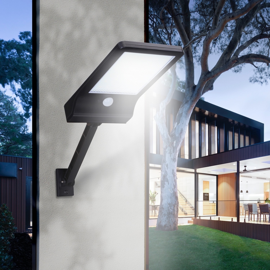 Aigostar - LED Solární pouliční lampa se senzorem LED/2,3W/5,5V 1800 mAh IP65