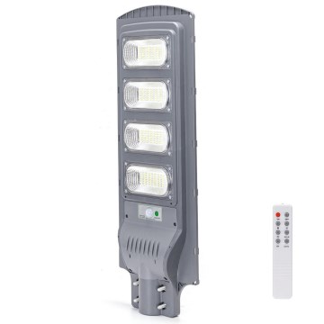 Aigostar - LED Solární pouliční lampa se senzorem LED/200W/3,2V 20000mAh IP65 6500K + dálkové ovládání