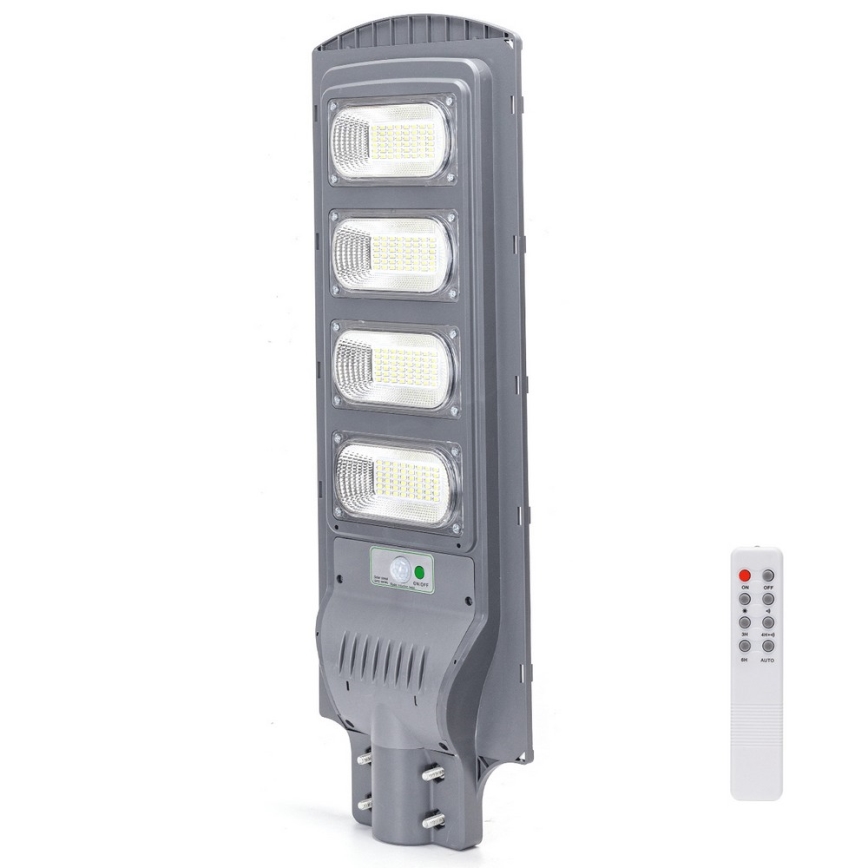 Aigostar - LED Solární pouliční lampa se senzorem LED/200W/3,2V 20000mAh IP65 6500K + dálkové ovládání