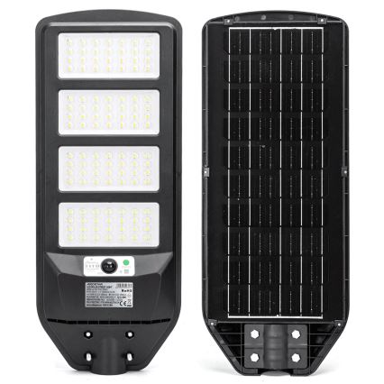Aigostar - LED Solární pouliční lampa se senzorem LED/200W/3,2V 12000mAh IP65 6500K + dálkové ovládání
