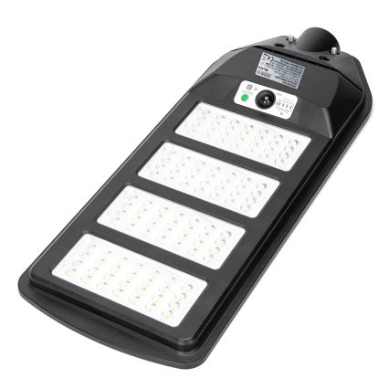 Aigostar - LED Solární pouliční lampa se senzorem LED/200W/3,2V 12000mAh IP65 6500K + dálkové ovládání