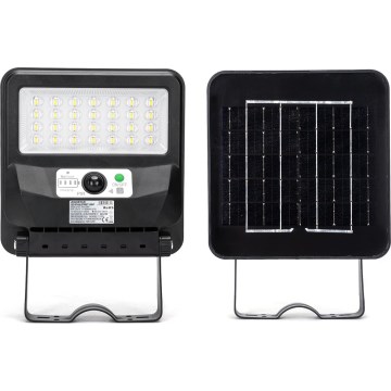 Aigostar - LED Solární pouliční lampa se senzorem LED/50W/3,2V 1000mAh 6500K + dálkové ovládání