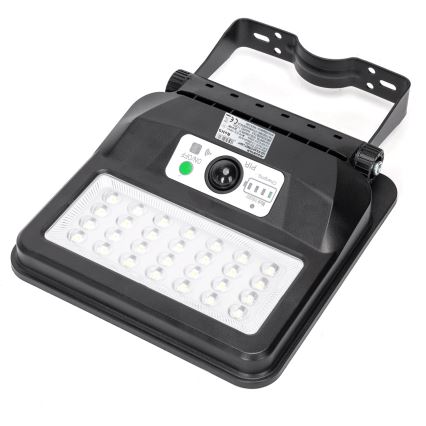 Aigostar - LED Solární pouliční lampa se senzorem LED/50W/3,2V 1000mAh 6500K + dálkové ovládání