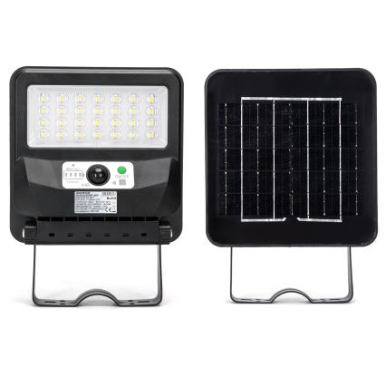 Aigostar - LED Solární pouliční lampa se senzorem LED/50W/3,2V 1000mAh 6500K + dálkové ovládání