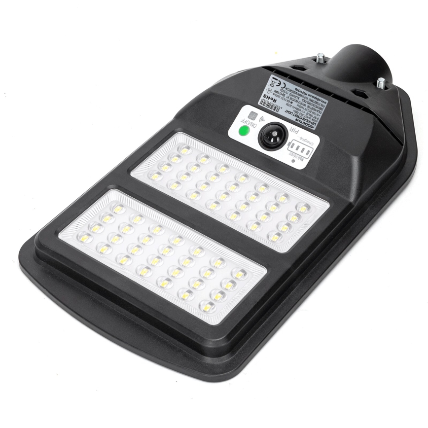 Aigostar - LED Solární pouliční lampa se senzorem LED/70W/3,2V 4000mAh IP65 6500K + dálkové ovládání