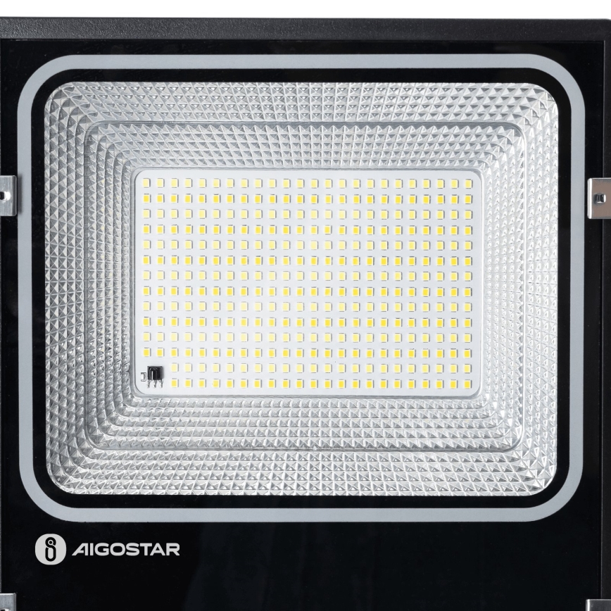 Aigostar - LED Solární reflektor LED/150W/3,2V 3000mAh 3000K/4000K/6500K IP66 + dálkové ovládání