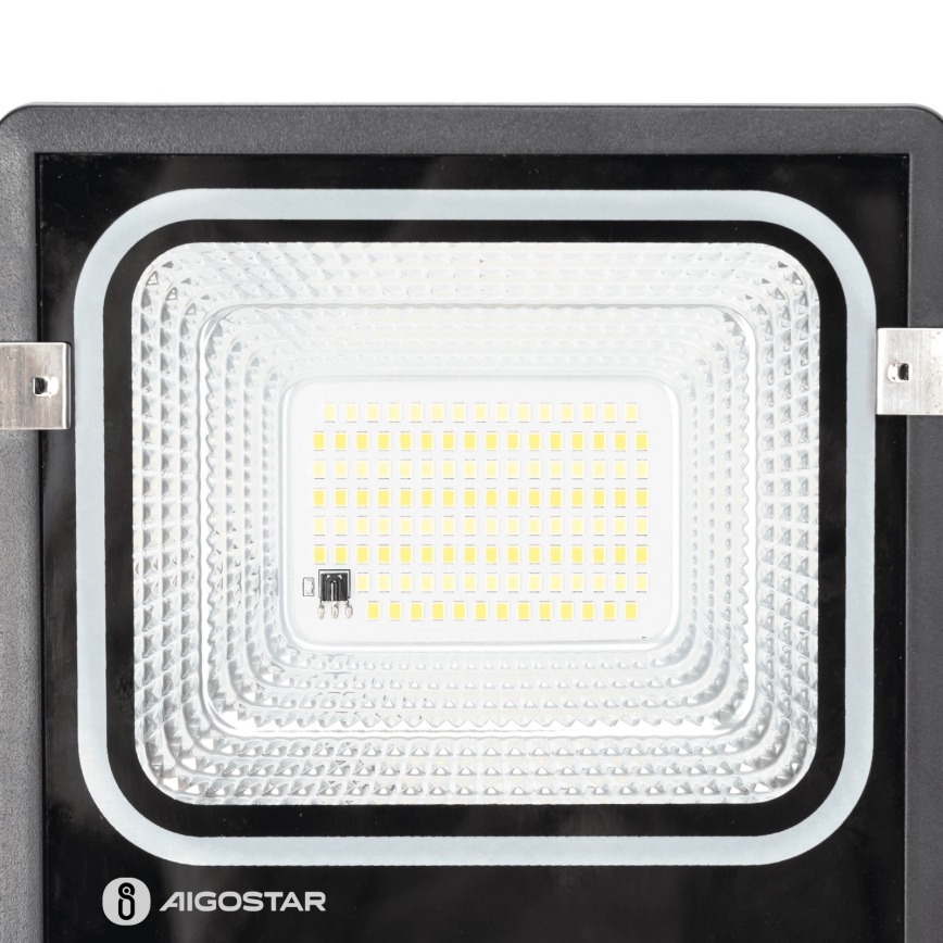 Aigostar - LED Solární reflektor LED/50W/3,2V 1200mAh 3000K/4000K/6500K IP66 + dálkové ovládání