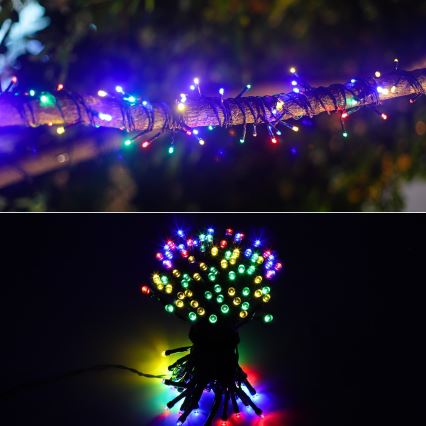 Aigostar - LED Solární řetěz 100xLED/11,9m IP44 multicolor